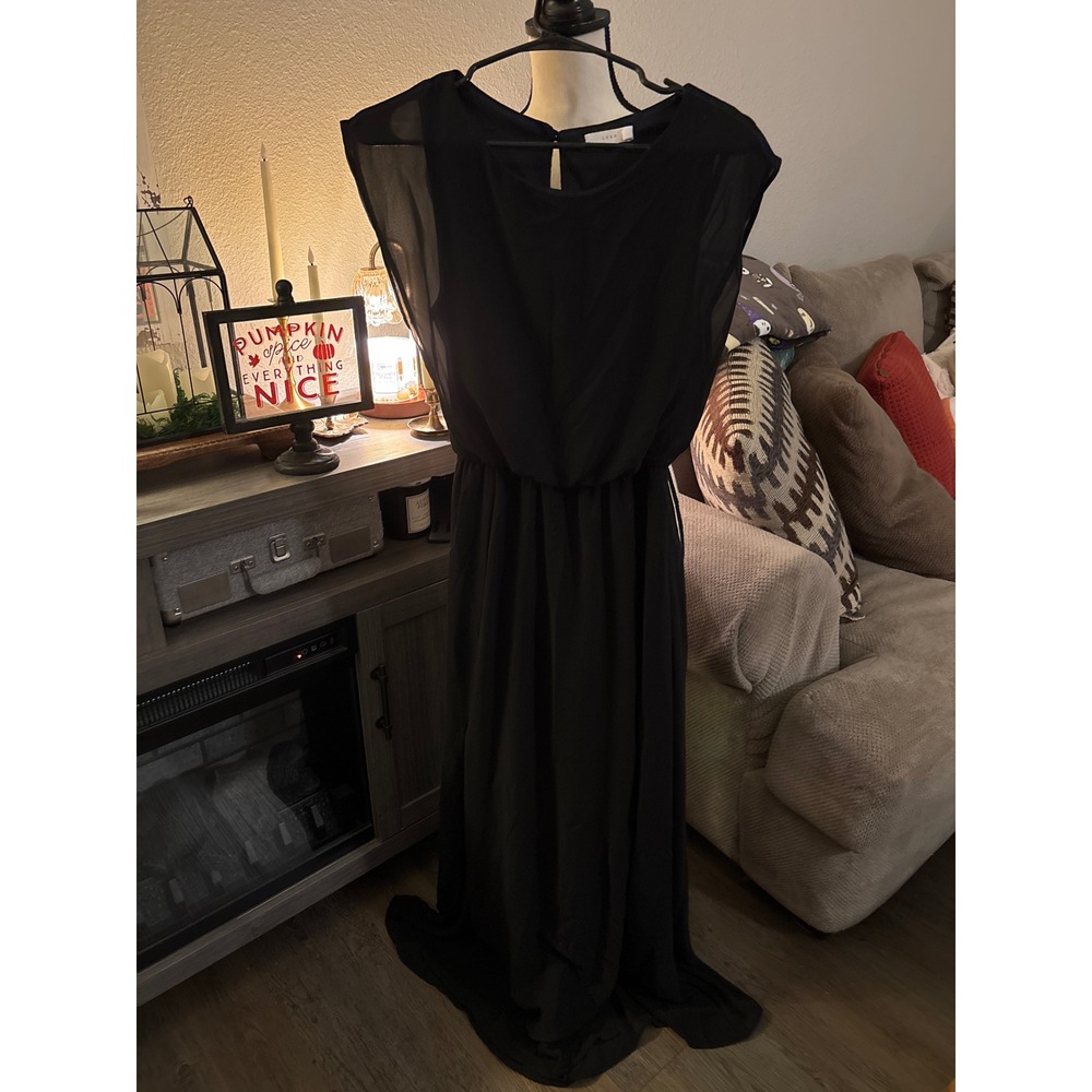Lush women's dress size small black long